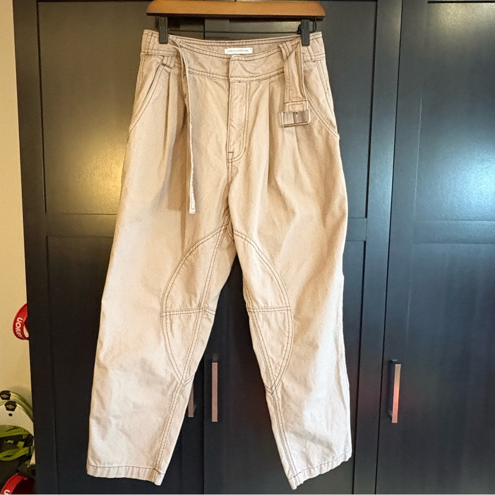 Urban Outfitters Khaki Belted Pants